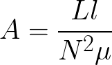 Coil Area (given Inductance,Wire Coil Number of Turn and Average Coil Length) formula