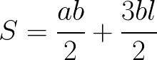 Surface Area of Triangular Pyramid formula