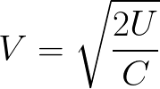 Total electrostatic potential(given Electric potential energy and capacitance) formula